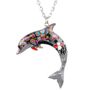 Dolphin Choker Necklace