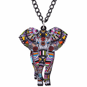 Elephant Choker Necklace